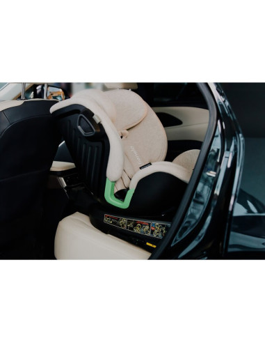 BN-LO-HARMONY_I-SIZE_GREY_CONCRETE_BAMBOO,Scaun auto, Lionelo, Harmony i-Size, Rotire 360 grade, Protectie laterala, Cu spatar r