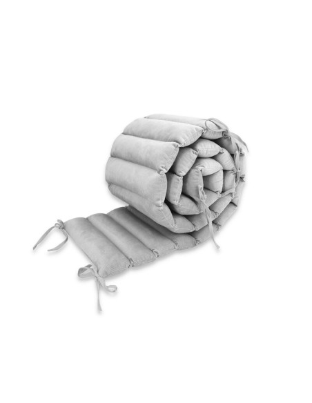 BN-6426972026550,Aparatoare pentru patut, MimiNu, Tip panou, Pentru patut, Lungime 180 cm, Din catifea, Grey