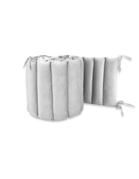 BN-6426972026550,Aparatoare pentru patut, MimiNu, Tip panou, Pentru patut, Lungime 180 cm, Din catifea, Grey