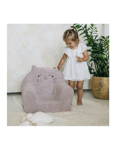 BN-84683,Fotoliu din burete, Bubaba, Cozy Kitty, Pentru copii, 9 luni-5 ani, Pink