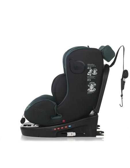 BN-8420421090183,Scaun auto, Be Cool, Easy I-Size, Rotire 360 grade, 40 - 150 cm, 0 - 36 kg, Cu Isofix si Centura Top Tether, Co