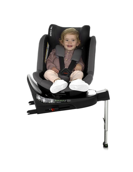 BN-8420421090602,Scaun auto, Be Cool, Saturn I-Size, Rotire 360 grade, 40 - 150 cm, 0 - 36 kg, Cu Isofix si picior stabilizator,