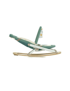 BN-8420421090923,Balansoar, Jane, Kalm, Pliabil, Cu bara de jucarii si spatar reglabil, Cu baza din lemn, Conform cu standardul  2