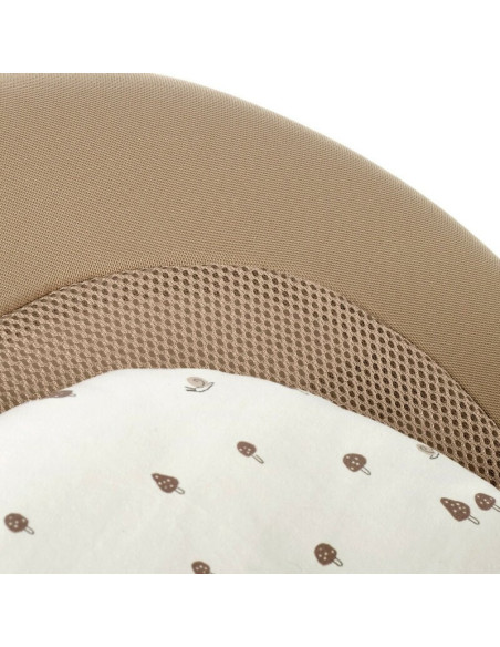 BN-8420421090923,Balansoar, Jane, Kalm, Pliabil, Cu bara de jucarii si spatar reglabil, Cu baza din lemn, Conform cu standardul 