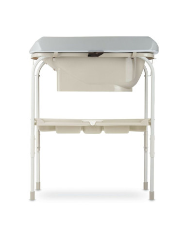 BN-8420421087497,Cadita de baie cu suport, Jane, Flip, Cu 2 pozitii anatomice, Cu masuta de infasat, Cu tavita si compartimente 