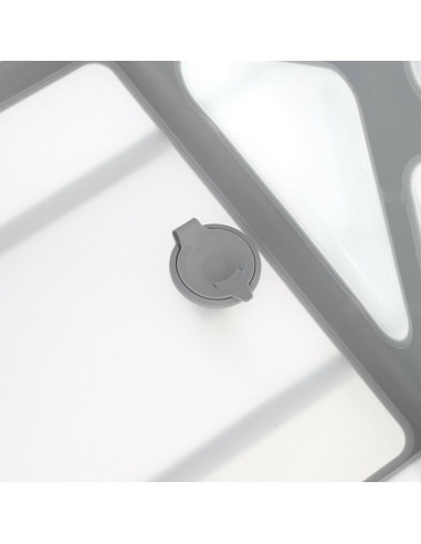 BN-8420421090916,Cadita de baie cu pliere ultra-compacta, Jane, Oasis, Cu doua manere, 68 x 42 x 26 cm, Conform cu standardul eu