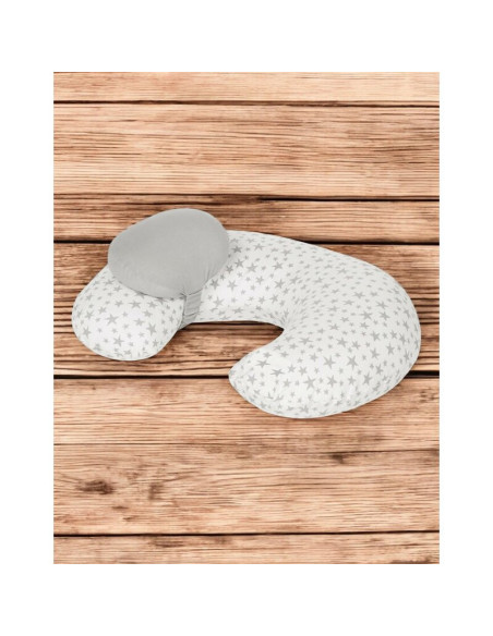 BN-8420421086025,Perna pentru alaptare, Jane, Ergonomica, Cu husa detasabila si lavabila si pernuta suplimentara, Umpluta cu bil