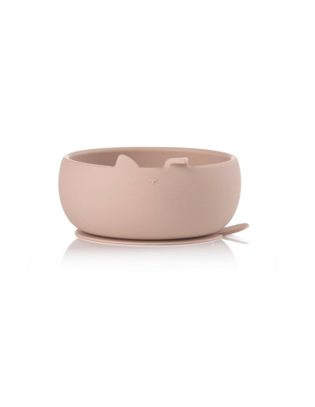 BN-8420421089309,Set complet de masa, Jane, Din silicon, Cu 4 piese, Farfurie, Bol, Lingurita si pahar, BPA free, Pale