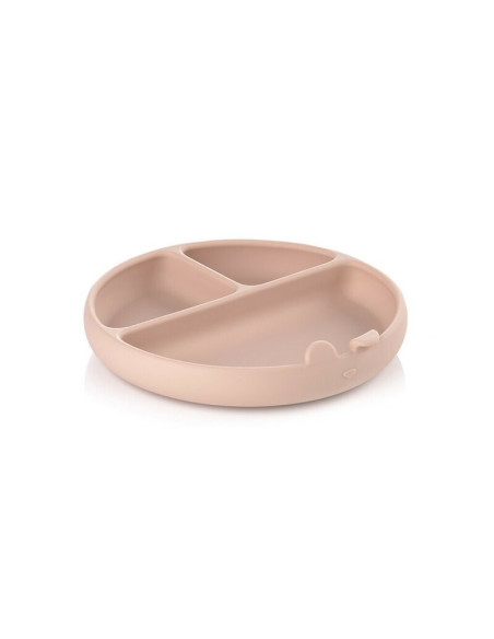 BN-8420421089347,Farfurie BLW, Din silicon, Cu ventuze, 17 x 17 x 4 cm, BPA Free, Pale BN-8420421089347,Farfurie BLW, Din silicon, Cu ventuze, 17 x 17 x 4 cm, BPA Free, Pale