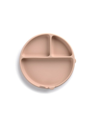 BN-8420421089347,Farfurie BLW, Din silicon, Cu ventuze, 17 x 17 x 4 cm, BPA Free, Pale BN-8420421089347,Farfurie BLW, Din silicon, Cu ventuze, 17 x 17 x 4 cm, BPA Free, Pale