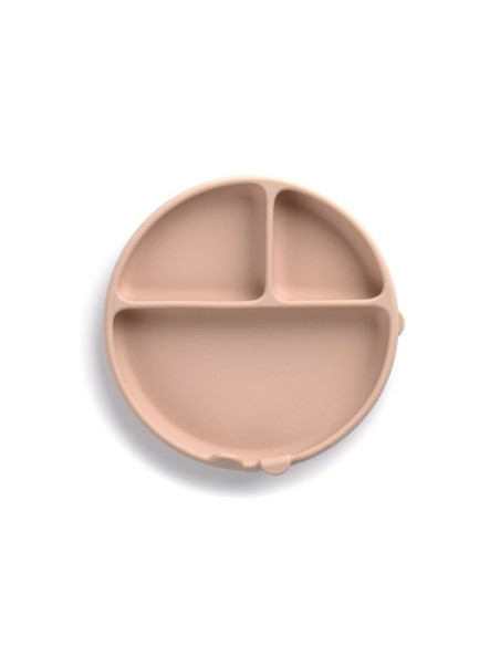 BN-8420421089347,Farfurie BLW, Din silicon, Cu ventuze, 17 x 17 x 4 cm, BPA Free, Pale BN-8420421089347,Farfurie BLW, Din silicon, Cu ventuze, 17 x 17 x 4 cm, BPA Free, Pale