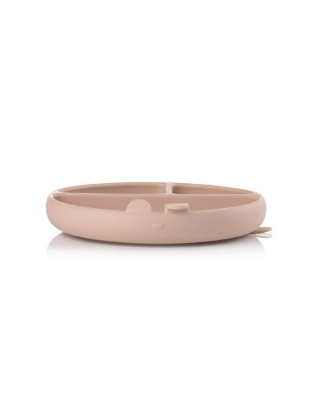 BN-8420421089347,Farfurie BLW, Din silicon, Cu ventuze, 17 x 17 x 4 cm, BPA Free, Pale BN-8420421089347,Farfurie BLW, Din silicon, Cu ventuze, 17 x 17 x 4 cm, BPA Free, Pale