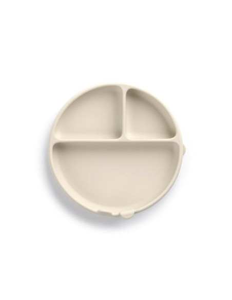 BN-8420421089521,Farfurie BLW, Din silicon, Cu ventuze, 17 x 17 x 4 cm, BPA Free, Sand BN-8420421089521,Farfurie BLW, Din silicon, Cu ventuze, 17 x 17 x 4 cm, BPA Free, Sand