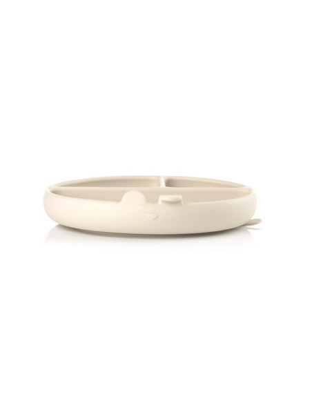 BN-8420421089521,Farfurie BLW, Din silicon, Cu ventuze, 17 x 17 x 4 cm, BPA Free, Sand BN-8420421089521,Farfurie BLW, Din silicon, Cu ventuze, 17 x 17 x 4 cm, BPA Free, Sand