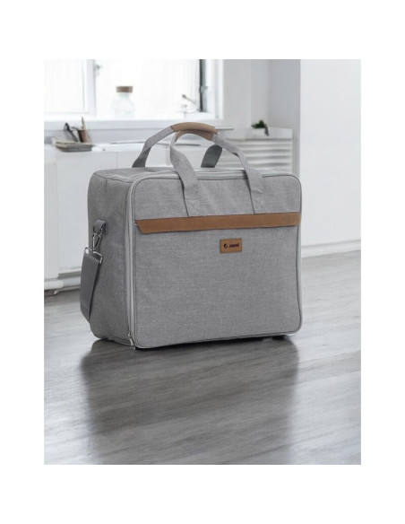 BN-8420421089248,Geanta de voiaj spital, Jane, Cu compartiment impermeabil, 41 x 50 x 7 cm, Dim Grey