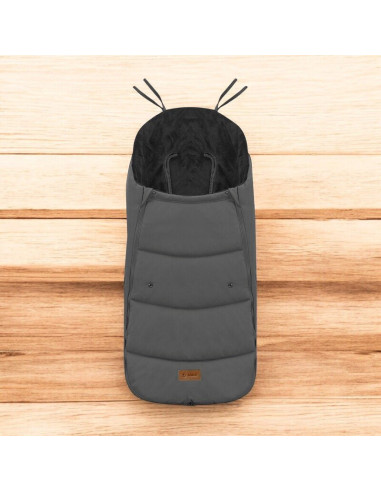 BN-8420421092590,Sac de iarna, Jane, Dart, Pentru carucior, Universal, 13 x 45 x 93 cm, Material exterior hidrofug, Coal