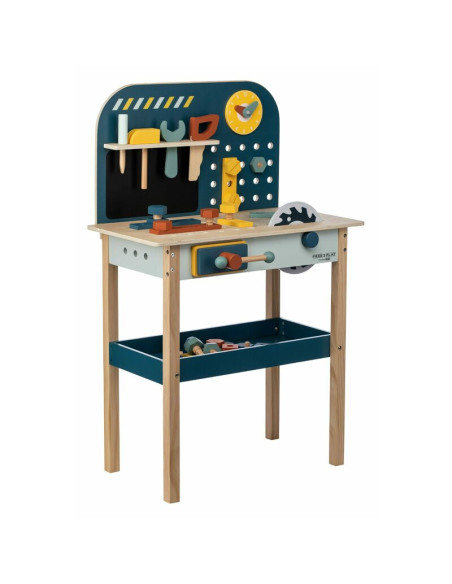 BN-85154,Banc de lucru, Free2Play, My first wooden Work Bench, Cu diverse unelte si accesorii, Pliabil, 55 x 28,5 x 85 cm, 36 lu BN-85154,Banc de lucru, Free2Play, My first wooden Work Bench, Cu diverse unelte si accesorii, Pliabil, 55 x 28,5 x 85 cm, 36 lu