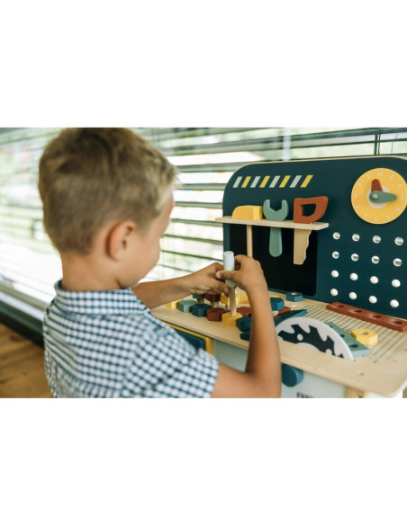 BN-85154,Banc de lucru, Free2Play, My first wooden Work Bench, Cu diverse unelte si accesorii, Pliabil, 55 x 28,5 x 85 cm, 36 lu BN-85154,Banc de lucru, Free2Play, My first wooden Work Bench, Cu diverse unelte si accesorii, Pliabil, 55 x 28,5 x 85 cm, 36 lu