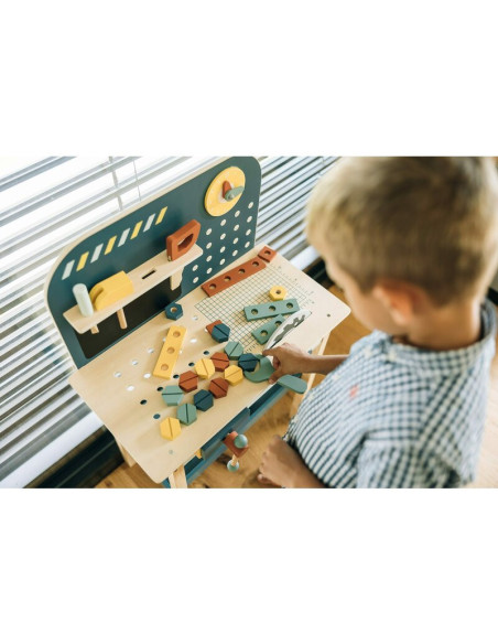 BN-85154,Banc de lucru, Free2Play, My first wooden Work Bench, Cu diverse unelte si accesorii, Pliabil, 55 x 28,5 x 85 cm, 36 lu BN-85154,Banc de lucru, Free2Play, My first wooden Work Bench, Cu diverse unelte si accesorii, Pliabil, 55 x 28,5 x 85 cm, 36 lu