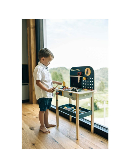 BN-85154,Banc de lucru, Free2Play, My first wooden Work Bench, Cu diverse unelte si accesorii, Pliabil, 55 x 28,5 x 85 cm, 36 lu BN-85154,Banc de lucru, Free2Play, My first wooden Work Bench, Cu diverse unelte si accesorii, Pliabil, 55 x 28,5 x 85 cm, 36 lu