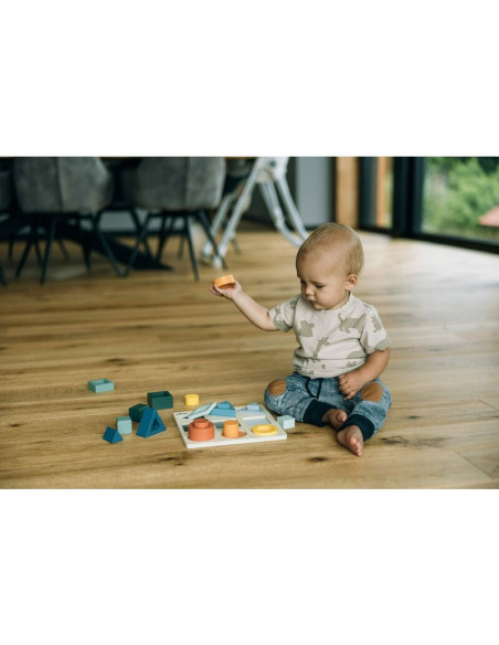 BN-85109,Puzzle copii, Free2Play, Din lemn, Cu sortare forme, Incurajeaza imaginatia, Dezvolta abilitatile motorii fine si coord