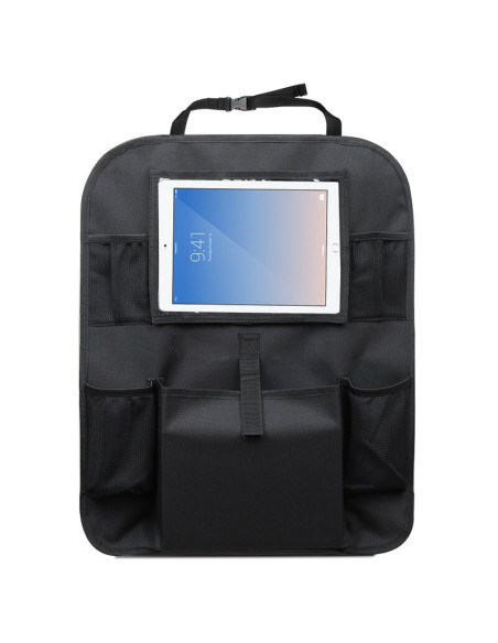 BN-849900,Organizator auto, Petite&Mars, Cu suport pentru tableta, Cu multiple buzunare, Black BN-849900,Organizator auto, Petite&Mars, Cu suport pentru tableta, Cu multiple buzunare, Black