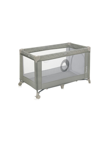 BN-LO-STEFI_BEIGE_SAND,Patut pliant, Lionelo, Stefi, Cu un nivel, Cu intrare laterala cu fermoar, 2 roti, 120x60 cm, Conform cu 