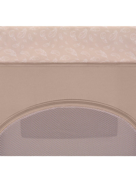 BN-LO-JASMIN_EASY_FOLD_BEIGE_SAND,Patut pliant, Lionelo, Jasmin Easy Fold, Pana la 15 kg, Usor de pliat, Cu doua nivele, Cu salt
