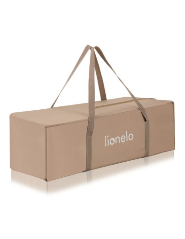 BN-LO-JASMIN_EASY_FOLD_BEIGE_SAND,Patut pliant, Lionelo, Jasmin Easy Fold, Pana la 15 kg, Usor de pliat, Cu doua nivele, Cu salt
