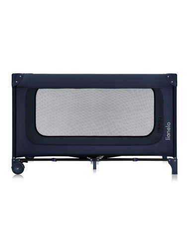 BN-LO-JASMIN_EASY_FOLD_BLUE_NAVY,Patut pliant, Lionelo, Jasmin Easy Fold, Pana la 15 kg, Usor de pliat, Cu doua nivele, Cu salte