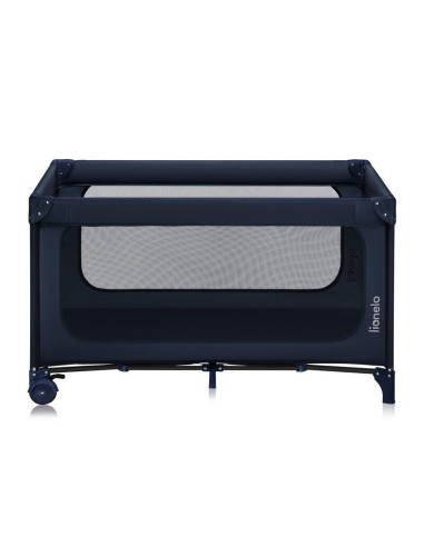 BN-LO-JASMIN_EASY_FOLD_BLUE_NAVY,Patut pliant, Lionelo, Jasmin Easy Fold, Pana la 15 kg, Usor de pliat, Cu doua nivele, Cu salte
