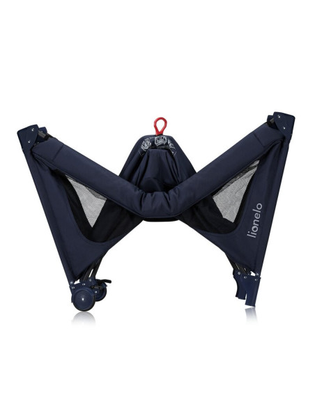 BN-LO-JASMIN_EASY_FOLD_BLUE_NAVY,Patut pliant, Lionelo, Jasmin Easy Fold, Pana la 15 kg, Usor de pliat, Cu doua nivele, Cu salte