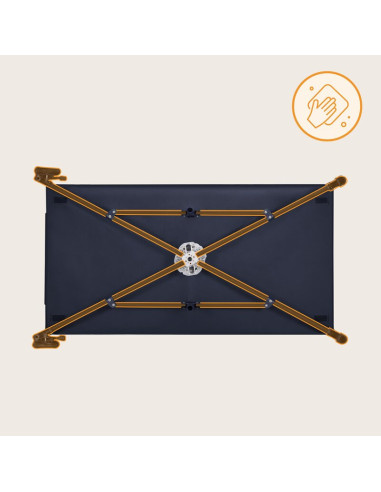 BN-LO-JASMIN_EASY_FOLD_BLUE_NAVY,Patut pliant, Lionelo, Jasmin Easy Fold, Pana la 15 kg, Usor de pliat, Cu doua nivele, Cu salte