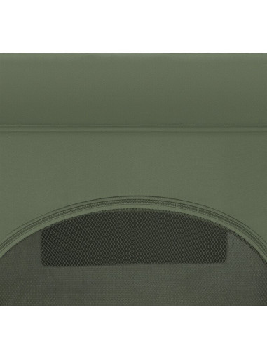 BN-LO-JASMIN_EASY_FOLD_GREEN_OLIVE,Patut pliant, Lionelo, Jasmin Easy Fold, Pana la 15 kg, Usor de pliat, Cu doua nivele, Cu sal