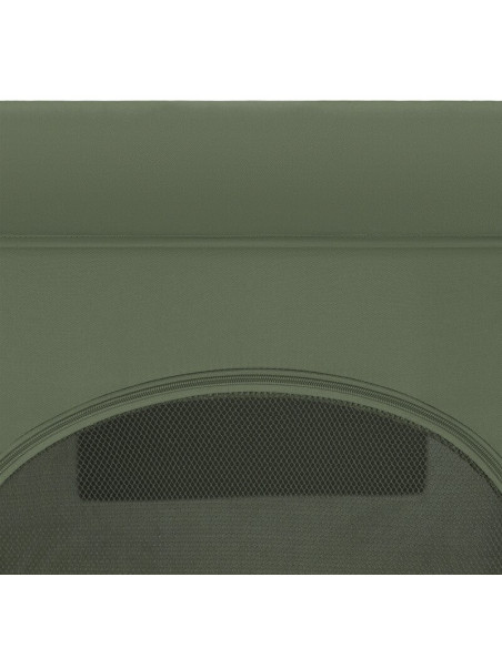 BN-LO-JASMIN_EASY_FOLD_GREEN_OLIVE,Patut pliant, Lionelo, Jasmin Easy Fold, Pana la 15 kg, Usor de pliat, Cu doua nivele, Cu sal