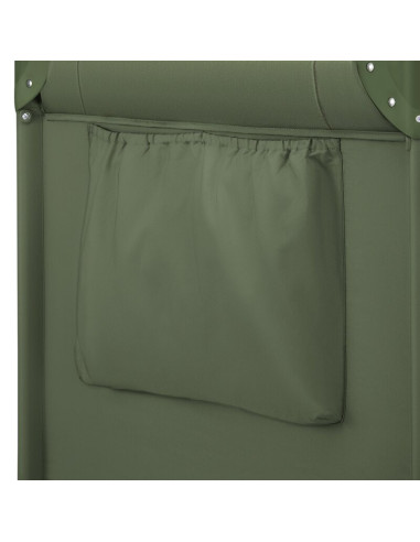 BN-LO-JASMIN_EASY_FOLD_GREEN_OLIVE,Patut pliant, Lionelo, Jasmin Easy Fold, Pana la 15 kg, Usor de pliat, Cu doua nivele, Cu sal