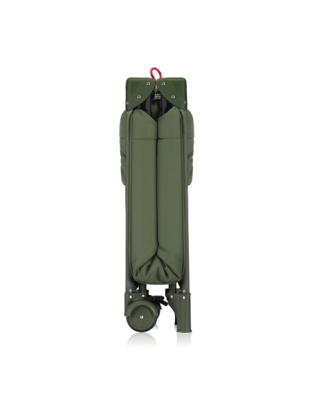 BN-LO-JASMIN_EASY_FOLD_GREEN_OLIVE,Patut pliant, Lionelo, Jasmin Easy Fold, Pana la 15 kg, Usor de pliat, Cu doua nivele, Cu sal