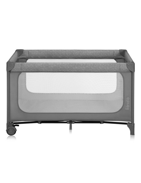 BN-LO-JASMIN_EASY_FOLD_GREY_STONE,Patut pliant, Lionelo, Jasmin Easy Fold, Pana la 15 kg, Usor de pliat, Cu doua nivele, Cu salt
