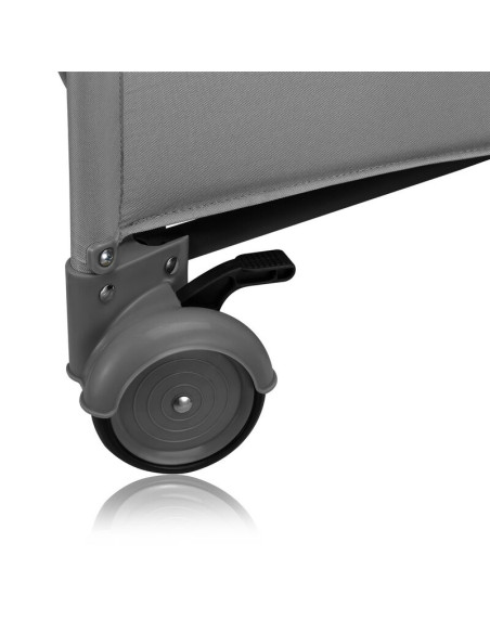 BN-LO-JASMIN_EASY_FOLD_GREY_STONE,Patut pliant, Lionelo, Jasmin Easy Fold, Pana la 15 kg, Usor de pliat, Cu doua nivele, Cu salt