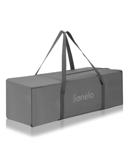 BN-LO-JASMIN_EASY_FOLD_GREY_STONE,Patut pliant, Lionelo, Jasmin Easy Fold, Pana la 15 kg, Usor de pliat, Cu doua nivele, Cu salt