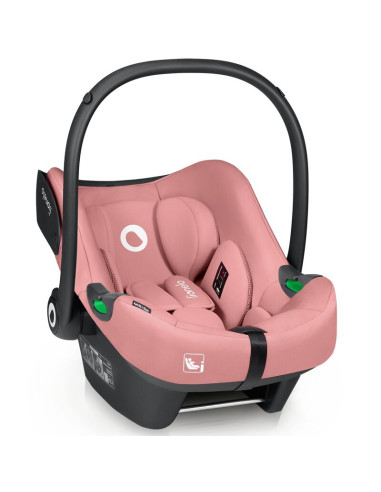 BN-LO-ASTRID_I-SIZE_PINK_CORAL+BASE_BLACK,Scoica auto, Lionelo, i-Size Astrid, Include baza Isofix, 0-13 Kg, 40-87 cm, Cu maner 