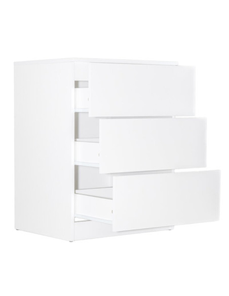BN-6426972027014,Comoda, Qmini, Wladi, Cu masa pentru infasat demontabila, Cu 3 sertare, Din pal+placa HDF, Alb