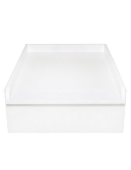 BN-6426972027014,Comoda, Qmini, Wladi, Cu masa pentru infasat demontabila, Cu 3 sertare, Din pal+placa HDF, Alb