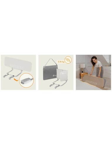 BN-LO-LORA_BEIGE_SAND,Protectie laterala pat, Lionelo, Lora, Pliabila, Sistem de blocare StandSafe, Geanta de transport inclusa, BN-LO-LORA_BEIGE_SAND,Protectie laterala pat, Lionelo, Lora, Pliabila, Sistem de blocare StandSafe, Geanta de transport inclusa,