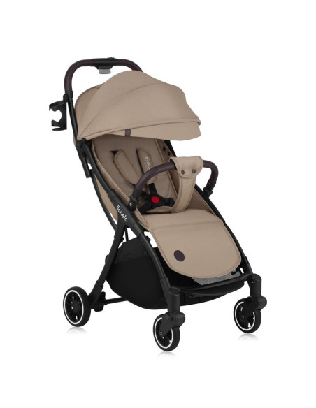 BN-LO-JULIE_ONE_BEIGE_SAND,Carucior sport, Lionelo, Julie One, De la nastere, Greutate redusa, Cu accesorii, Cadru din aluminiu,