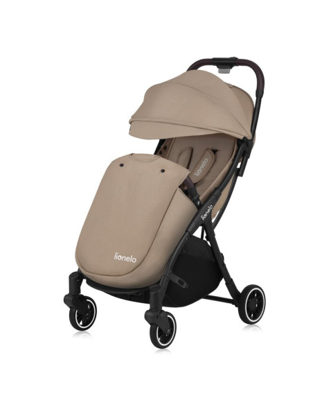 BN-LO-JULIE_ONE_BEIGE_SAND,Carucior sport, Lionelo, Julie One, De la nastere, Greutate redusa, Cu accesorii, Cadru din aluminiu,