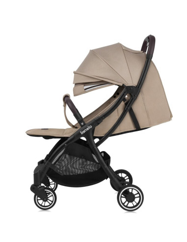 BN-LO-JULIE_ONE_BEIGE_SAND,Carucior sport, Lionelo, Julie One, De la nastere, Greutate redusa, Cu accesorii, Cadru din aluminiu,