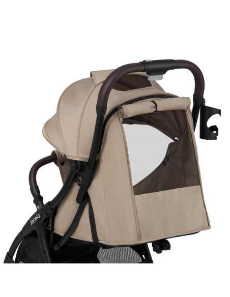 BN-LO-JULIE_ONE_BEIGE_SAND,Carucior sport, Lionelo, Julie One, De la nastere, Greutate redusa, Cu accesorii, Cadru din aluminiu,