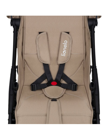 BN-LO-JULIE_ONE_BEIGE_SAND,Carucior sport, Lionelo, Julie One, De la nastere, Greutate redusa, Cu accesorii, Cadru din aluminiu,