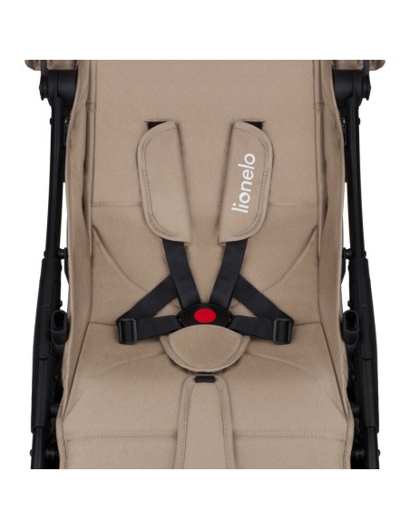 BN-LO-JULIE_ONE_BEIGE_SAND,Carucior sport, Lionelo, Julie One, De la nastere, Greutate redusa, Cu accesorii, Cadru din aluminiu,